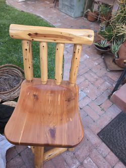 2 Wooden Barstools