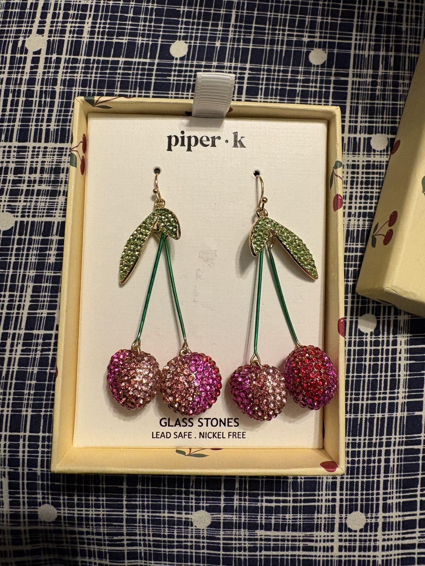 Piper K Cherry Earrings