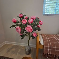 Large Artificial Pink Peony plant