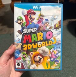 Super Mario 3D World (Nintendo Wii U, 2013) game