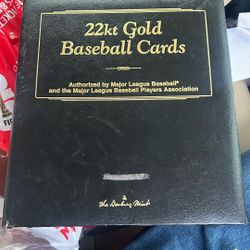 22kt Gold  Baseball Collectables 