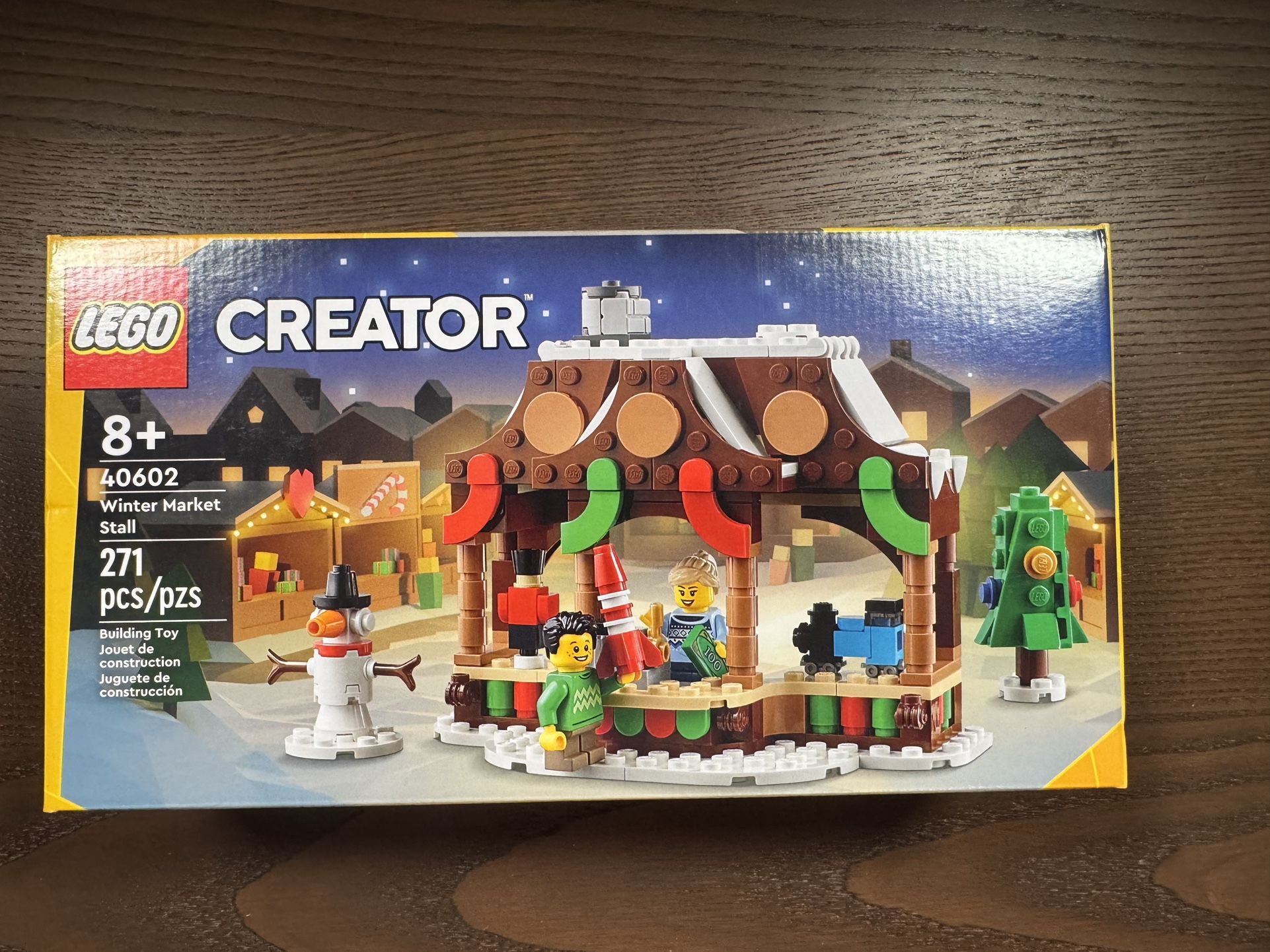 Sealed Retired Lego Creator Winter Market Stall (40602)