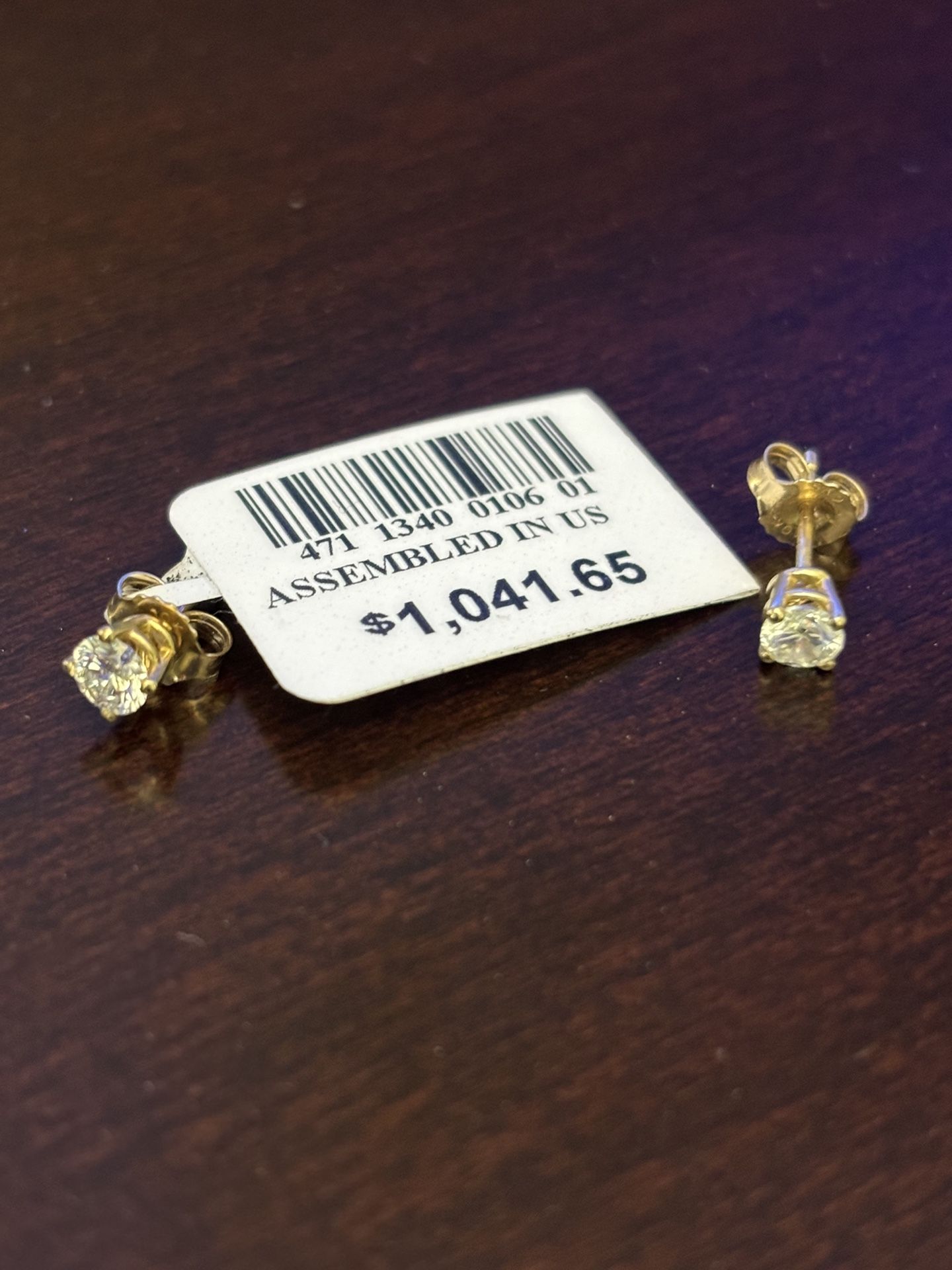 Diamond Earrings 1/2cttw.