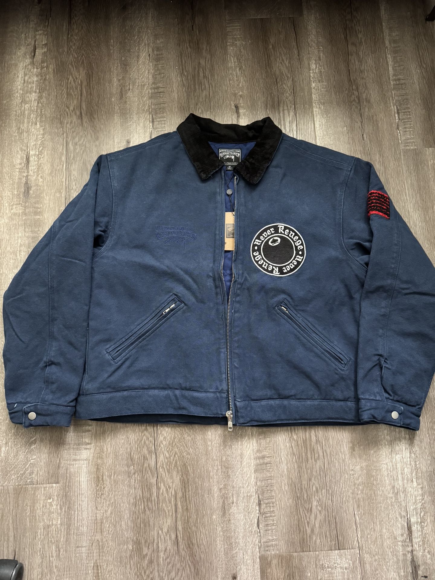 Denim Tears x Stussy Never Renege Canvas Work Jacket (medium)