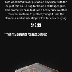 Traeger To Go Bag