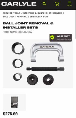 Ball joint removal and installer