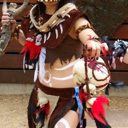 Custom Handmade Diablo 3 Witch Doctor Cosplay Costume