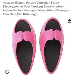 Massage Slippers, Posture Correction Shape Slippers,Women Foot Care,Legs Slim,Humpback Posture for Foot Massagers Manual-Foot-Massagers Correction