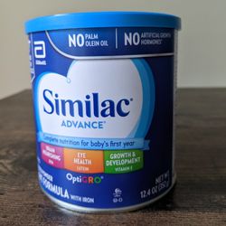 Similac Advance Infant Formula with Iron, Baby Formula Powder, 12.4-oz Can

