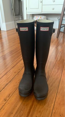 Original Tall Hunter Rain Boots size 7 Womens