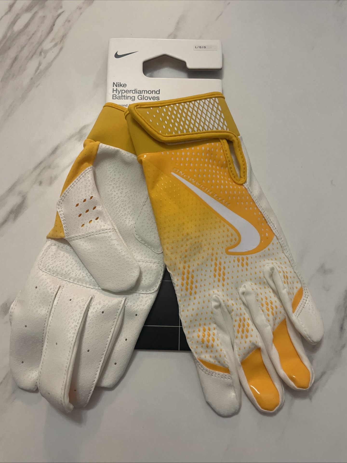 Nike Hyperdiamond Select Batting Gloves Diamond Sports Softball Women's LARGE