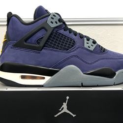 Size 5Y - Air Jordan 4 Retro GS Lakers (IB4171-500)