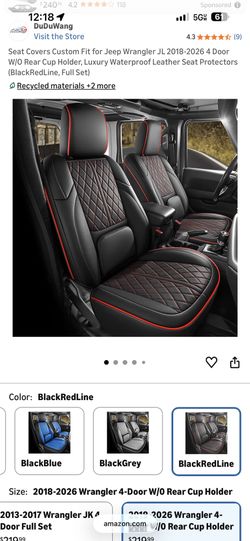 Jeep Wrangler 2025 Cover Seat