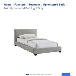 Twin Single Bed With Frame And Mattress 