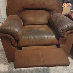 Brown Like New Rocking Chair Recliner