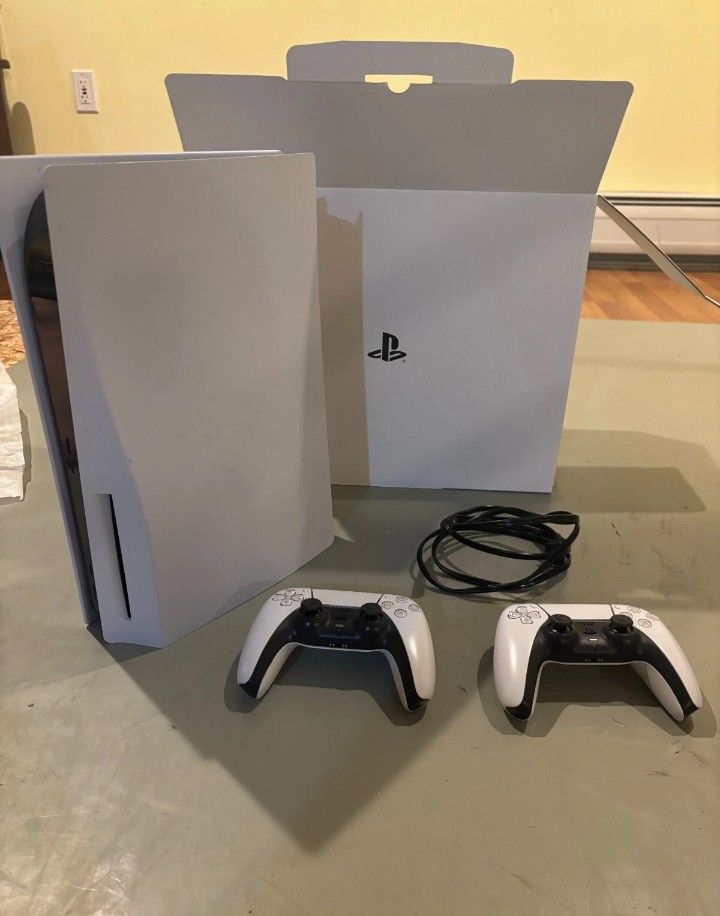 Sony PlayStation 5 Disc Edition New PS5 Working Console, Controller, Headset