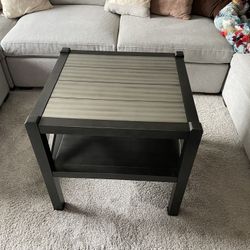 Black & Grey Accent Table 