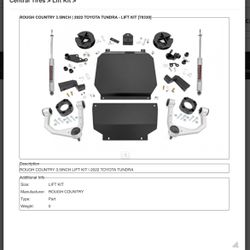 Rough Country 3.5” Lift Kit - 2022  - 2023 Toyota Tundra - In Stock 