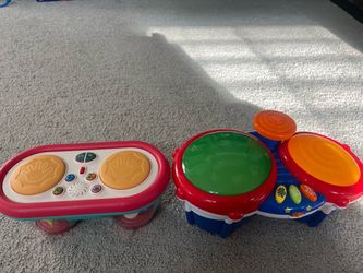 Kids Electronic Drum Toy Set – 2 Pieces