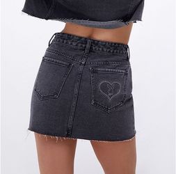 Playboy X PacSun Denim Skirt Size 26