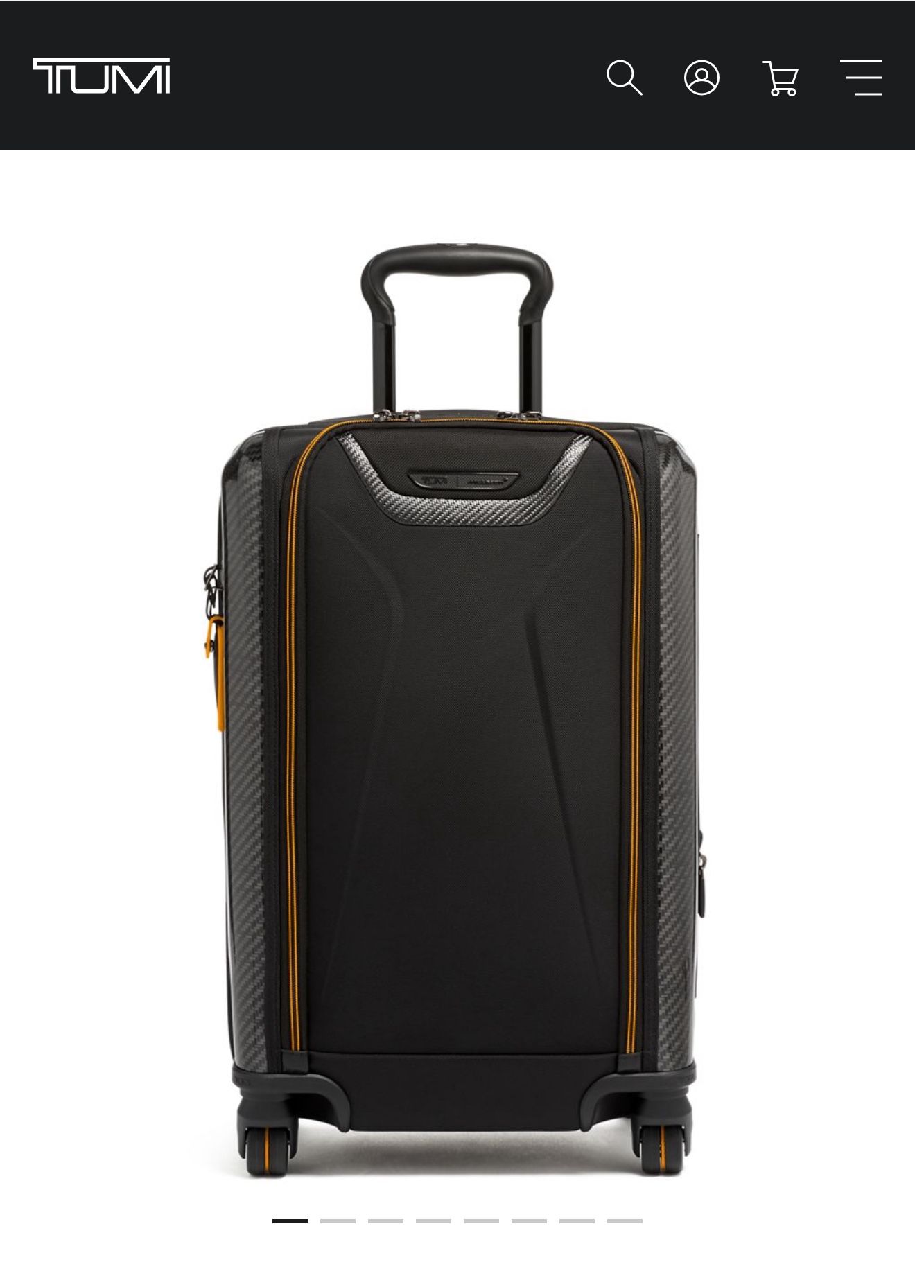 NWT Tumi McLaren Aero International Expandable 4 Wheeled Carry-On