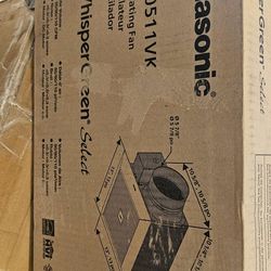 Panasonic
WhisperGreen Select Pick-A-Flow 50/80 or 110 CFM Bathroom Exhaust Fan Flex-Z Fast bracket + dual 4 or 6in. Duct Adapter
