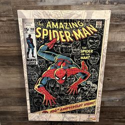 The Amazing Spider-Man  Marvel Comics framed canvas
