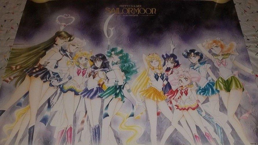 RARE Vintage Early 90s Original Sailor Moon Manga Print Import From Japan