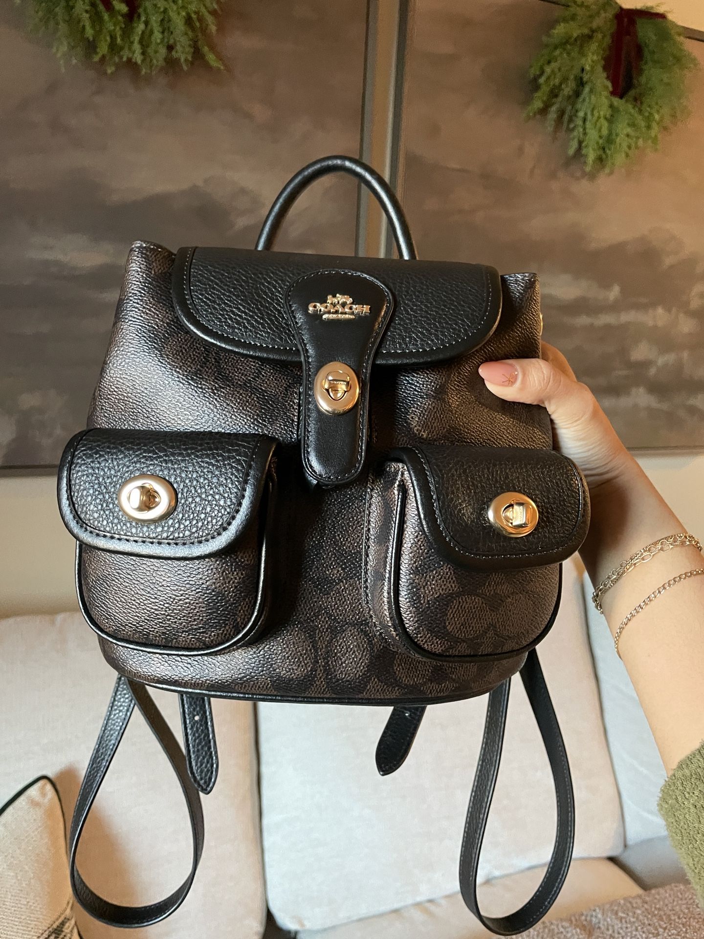 Brand New Without Tags Coach Hadley Mini Backpack