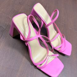 Pink Sandal Heels
