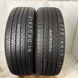 2 Tires 255 65 18 Goodyear Assurance Cs High Tread 