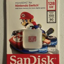 SanDisk 128 GB Micro SDXC for Nintendo Switch