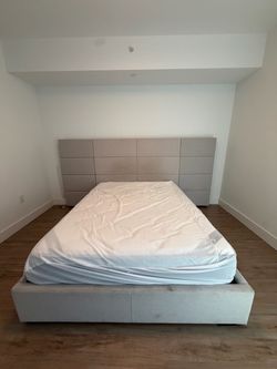 Queen bed Modani + mattress hybrid