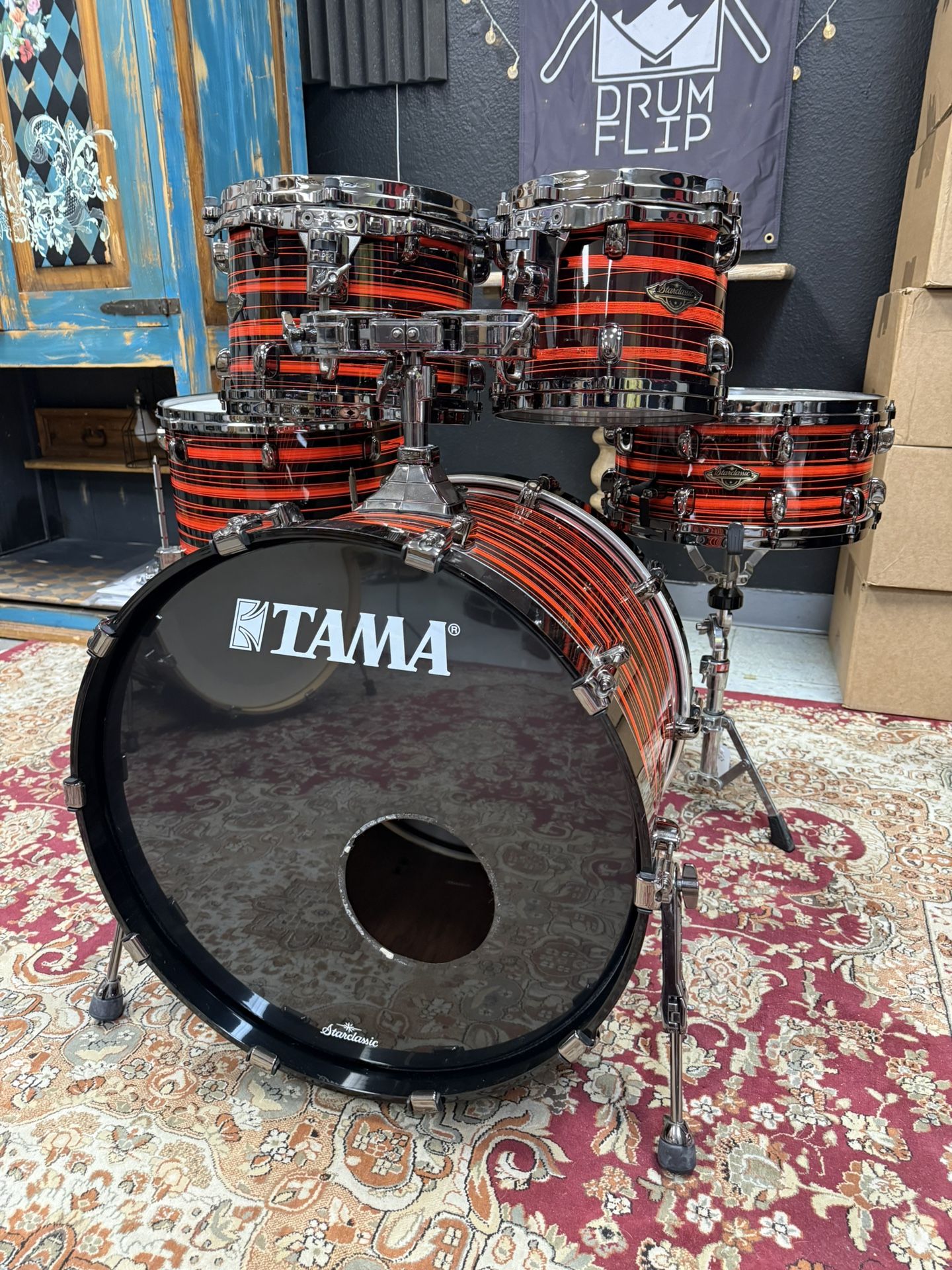 Tama Starclassic 5pc Walnut Birch Drum Set