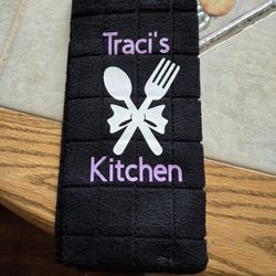 Personalized With Name Kitchen Towels