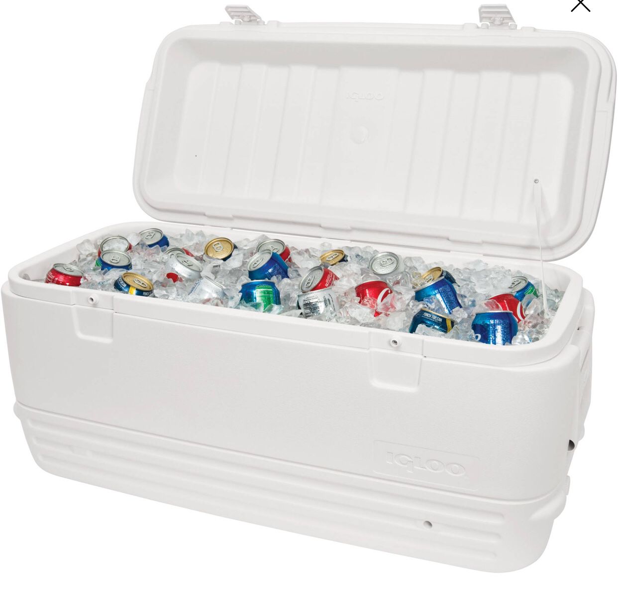 120qt Heavy Duty Cooler Ice Chest Beach Camping Tailgate BBQ