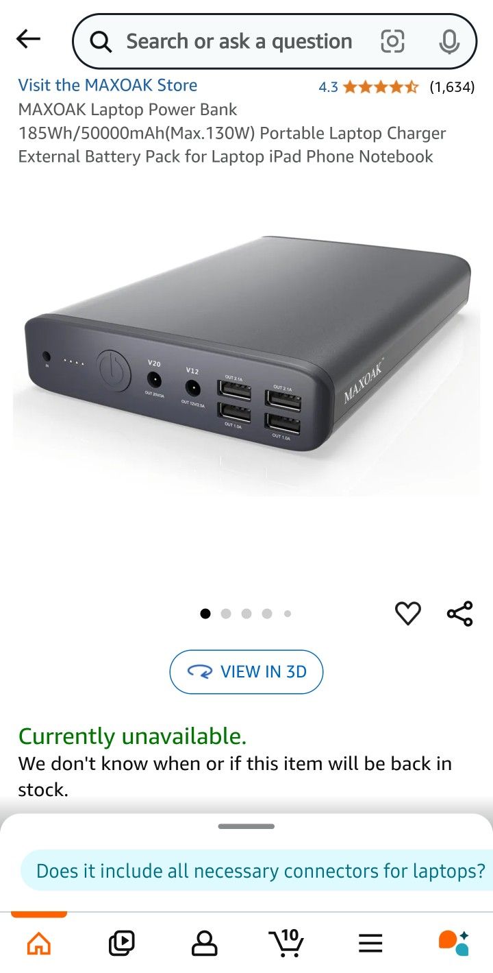 MAXOAK Laptop Power Bank 