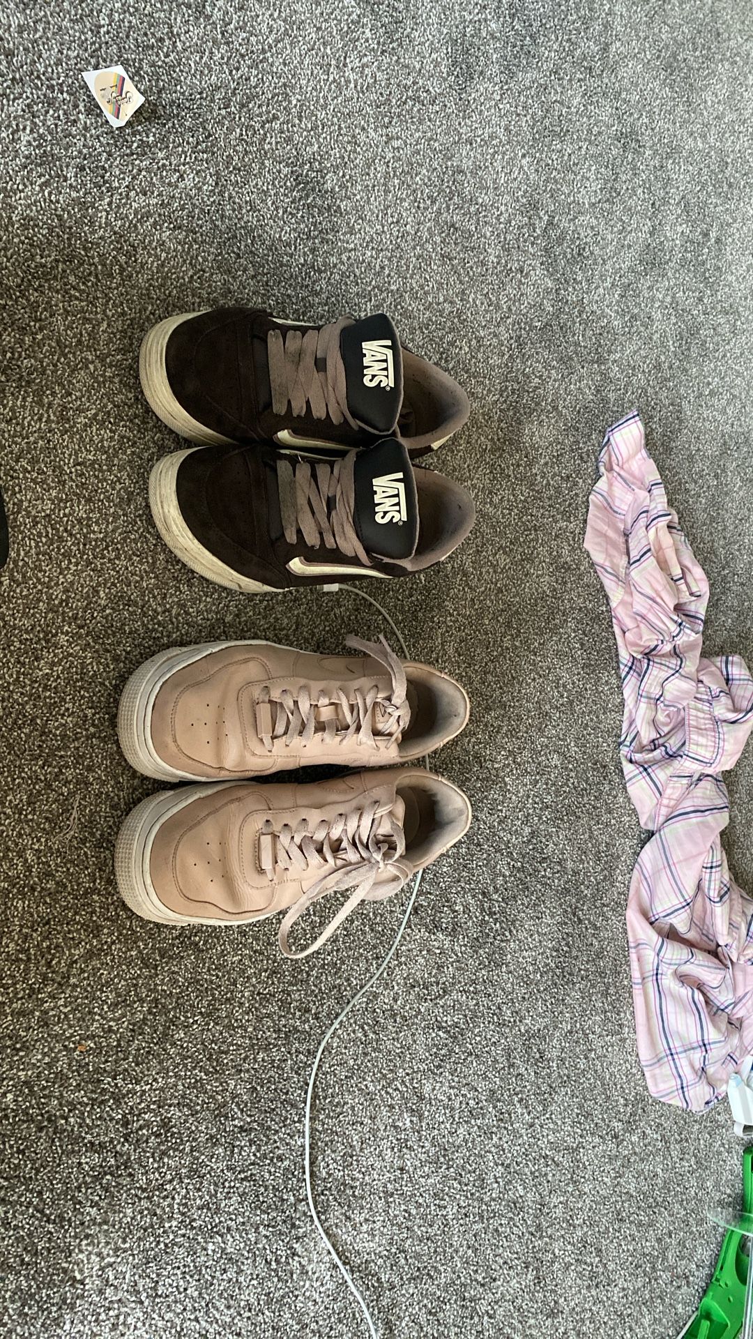Nike Air Force 1’s And Vans