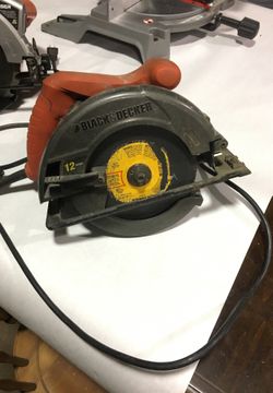 Black and decker circular saw