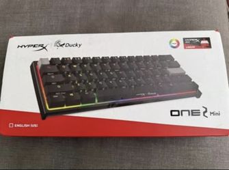 HyperX x Ducky One 2 Mini Mechanical Gaming Keyboard - Red Linear
