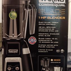 WARING BLADE SERIES 1 HP BLENDER WITH TOGGLE SWITCH CONTROLS BB300