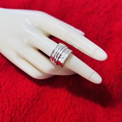 Stainless Silver 925 Ring Size 8