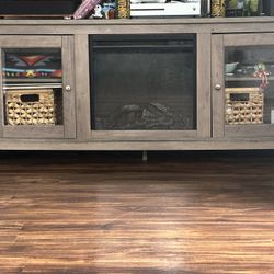 Fireplace TV Stand 