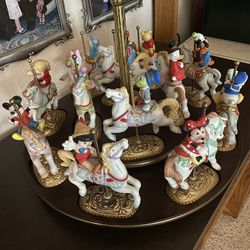 The Disney Characters Carousel 9500 Limited Edition by The New England Collectors Society