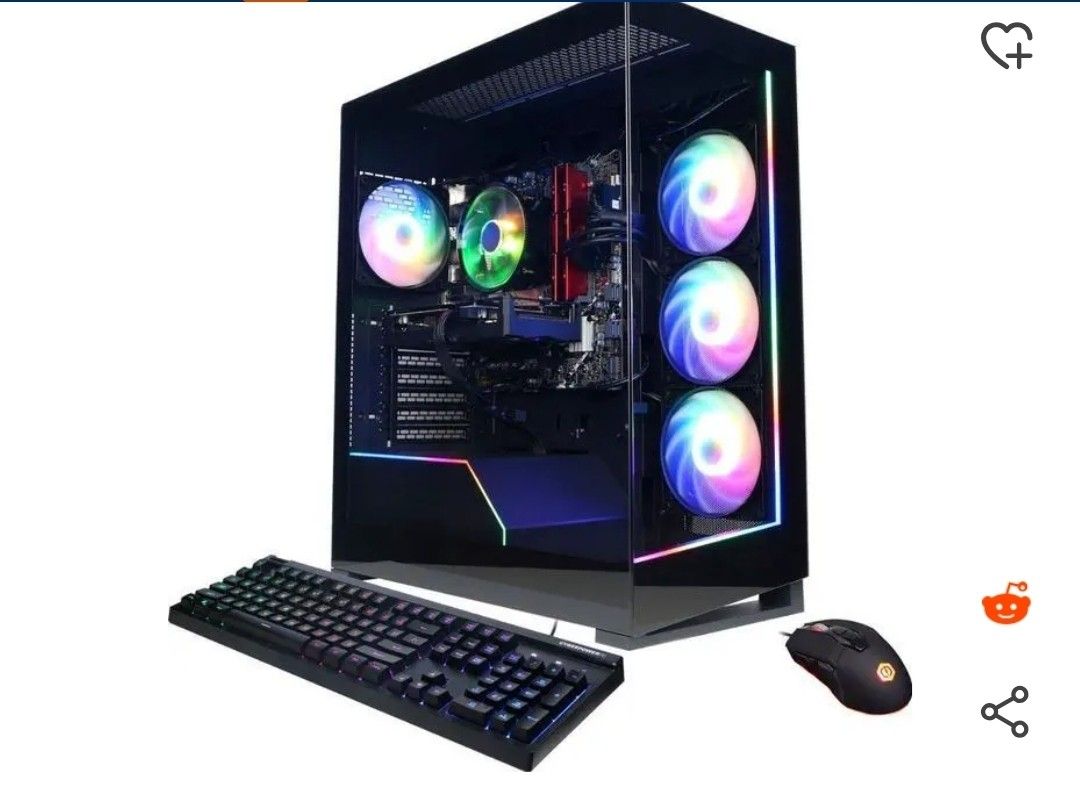 Cyber Power Pc Gaming Computer With Gaming Monitor 