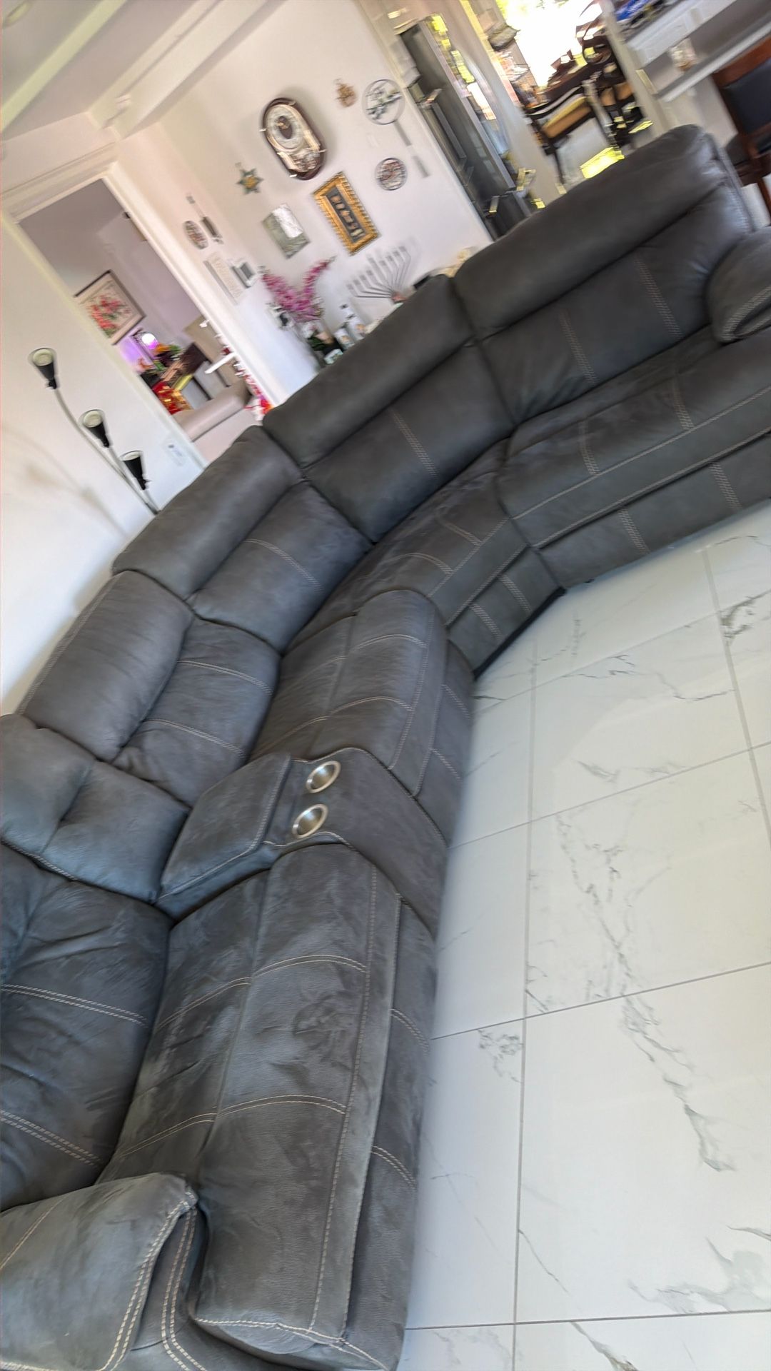 Sectional Sofa, Electric Recliners