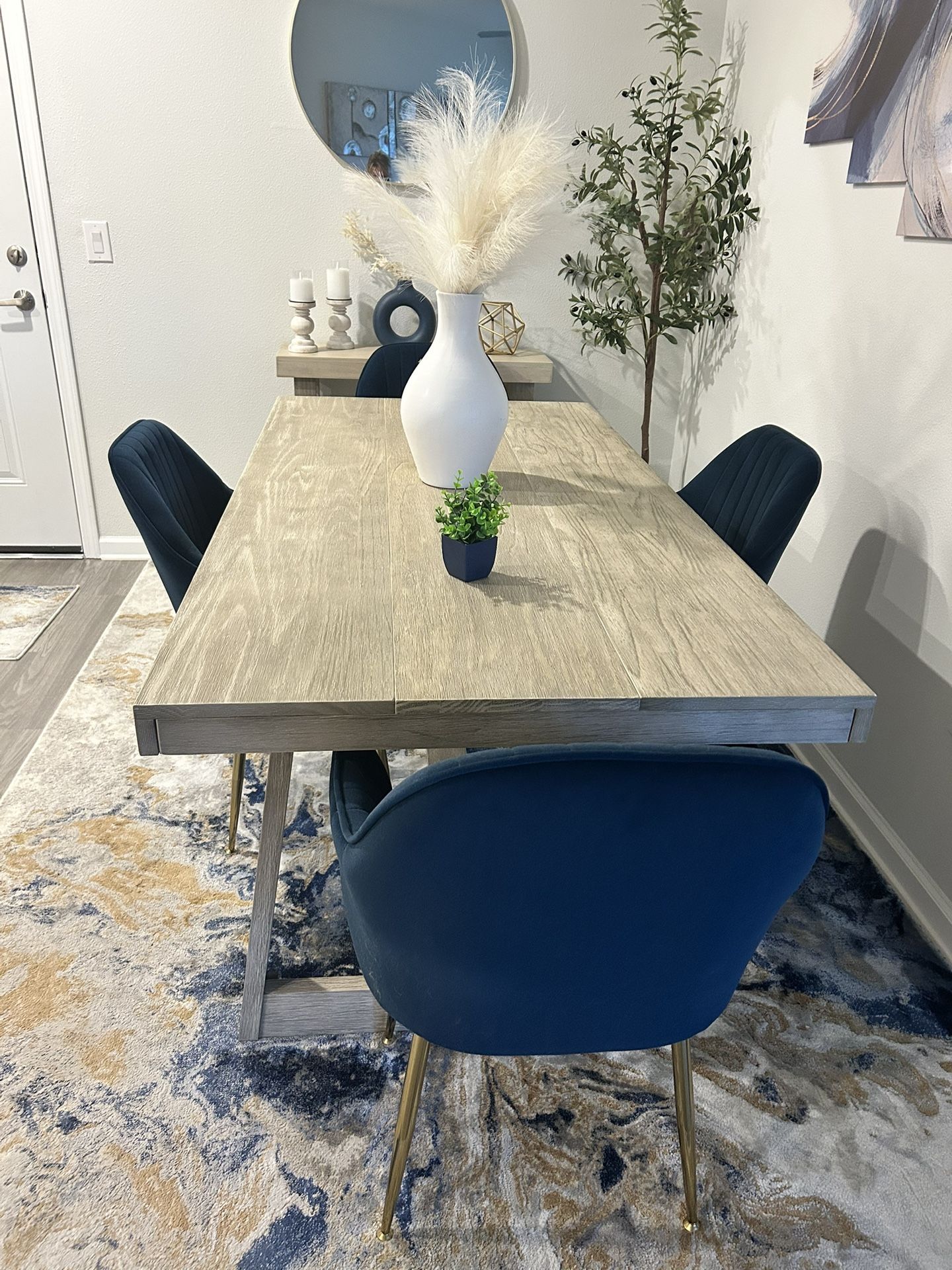 72 - Inch Dinning Room Table & Chairs