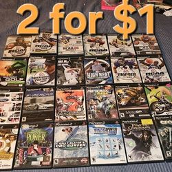 Ps2 Playstation 2 Games (2 For $1)