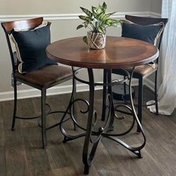 Bistro table and chairs