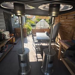 Propane patio heaters (2)